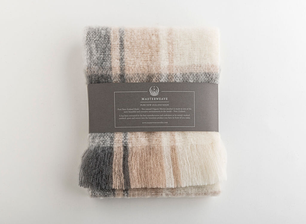 Masterweave - Merino Scarf - Plaid