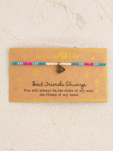 Beaded Friendship Bracelet - Best Friends Always