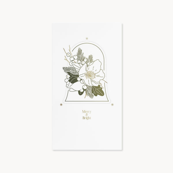 Pop Up Christmas Card - Christmas Rose