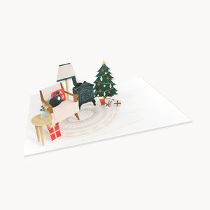 Pop Up Christmas Card - Cozy Dwelling