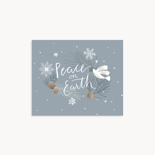 Pop Up Christmas Card - Peace Dove