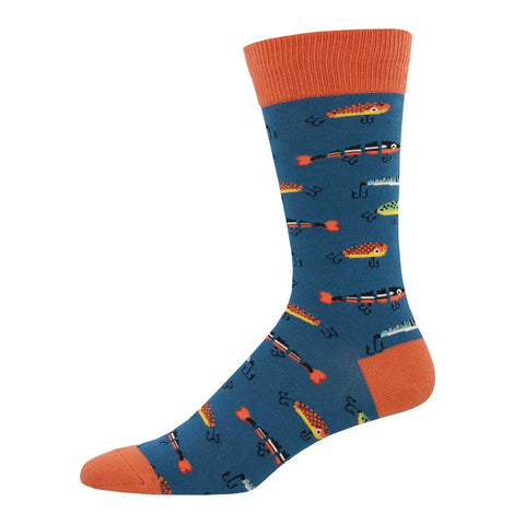 Mens - Socks - Just Fishin' - Blue