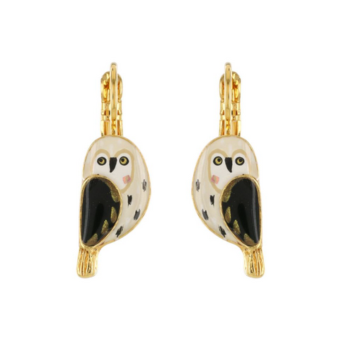 Taratata - Lever Back Owl Earrings