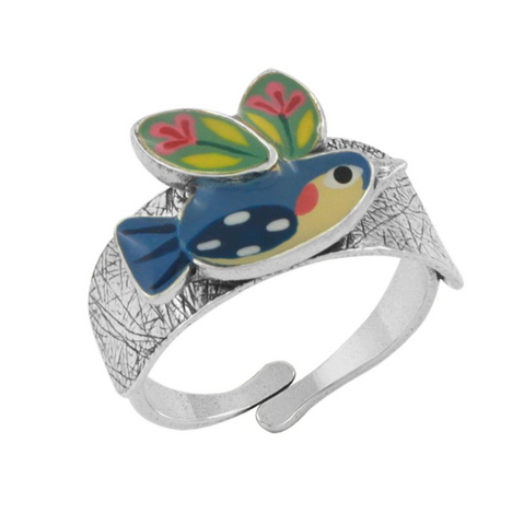 Taratata - Bird Ring - Blue