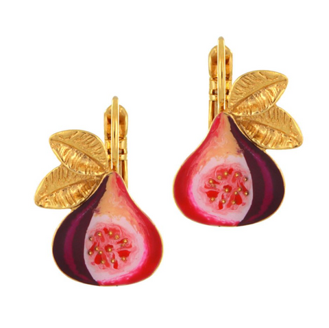 Taratata - Lever Back Fig Earrings