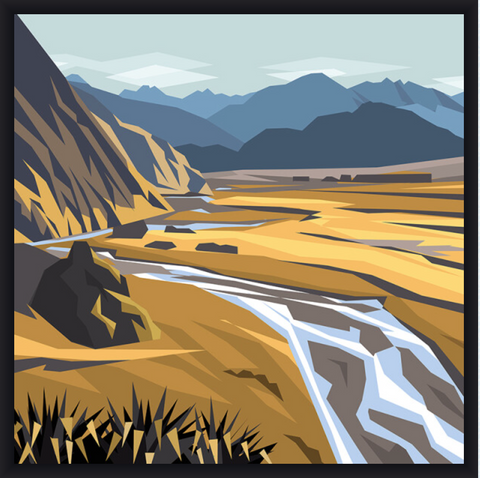 Ira Mitchell - Box Framed  - Molesworth River - XS