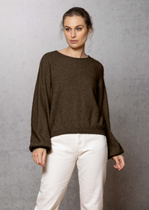 Noble Wilde - Bellow Sleeve Top - Tobago