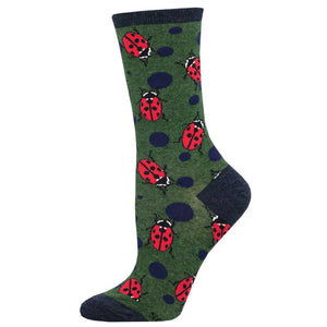 Socks - Womens - Ladybugs