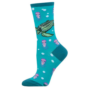 Socks - Womens - Leatherback Turtle