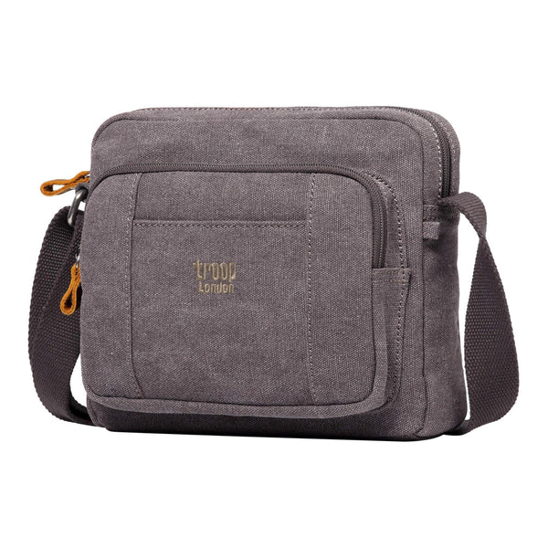 Classic Canvas - Across Body Bag - Charcoal - TRP0235