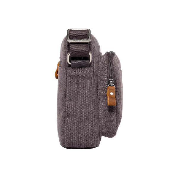 Classic Canvas - Across Body Bag - Charcoal - TRP0235