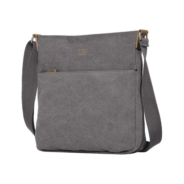 Classic Canvas - Across Body Bag - Charcoal - TRP0236