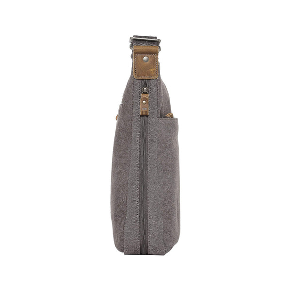 Classic Canvas - Across Body Bag - Charcoal - TRP0236