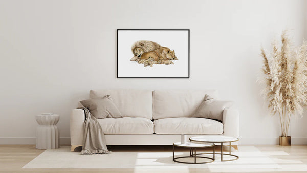 The Lion Sleeps Tonight Print - A4 / Unframed