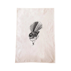 Tea Towel - Fantail Piwakawaka