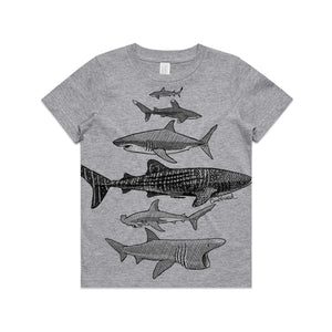 Kids' T-shirt - Sharks