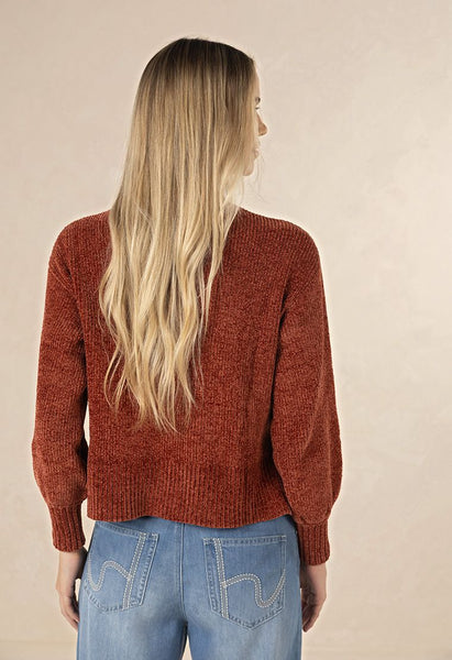Chenille Jumper - Rust