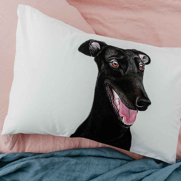 Pillowcase  - Lil the Greyhound