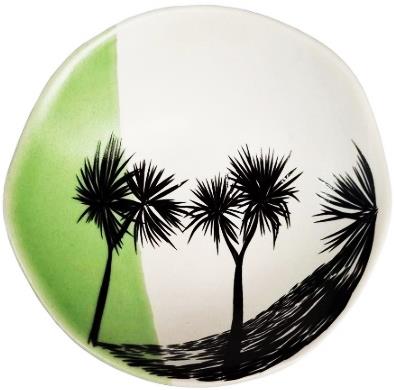Jo Luping - Cabbage Tree Collection - Cabbage Tree Dipped Green