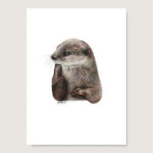 Otter Print - A5 / Unframed