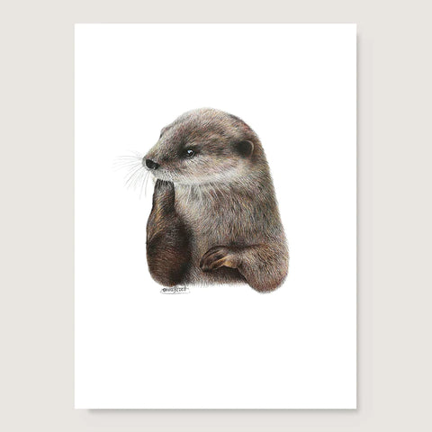 Otter Print - A3 / Unframed