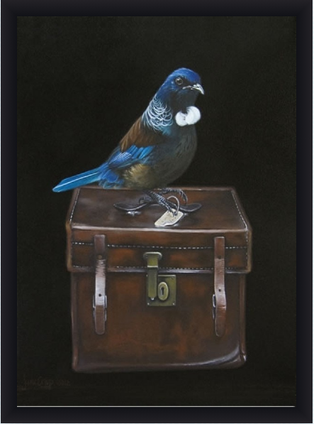 Jane Crisp - Box Framed - Tūī's Case - XS