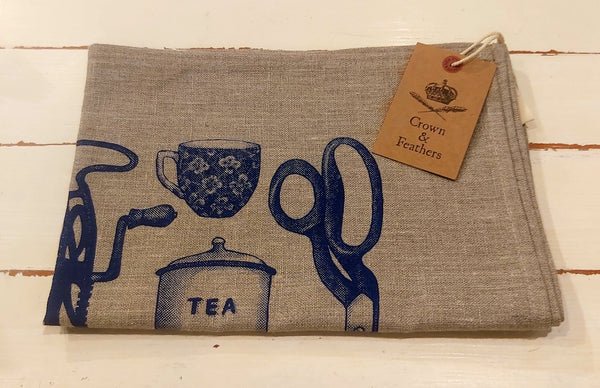 Tea Towel - Linen - Kitchen Cupboard