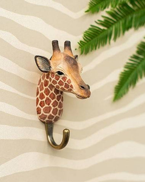 Wooden Giraffe Hook