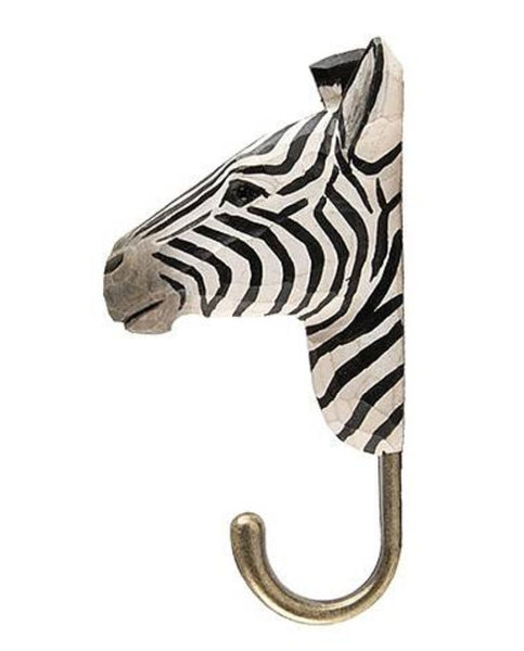 Wooden Zebra Hook