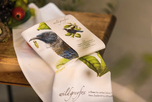 Wildgreyfox Tea Towel - Tui