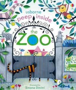 Usborne Book - Peep Inside - The Zoo