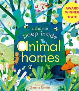 Usborne Book - Peep Inside - Animal Homes