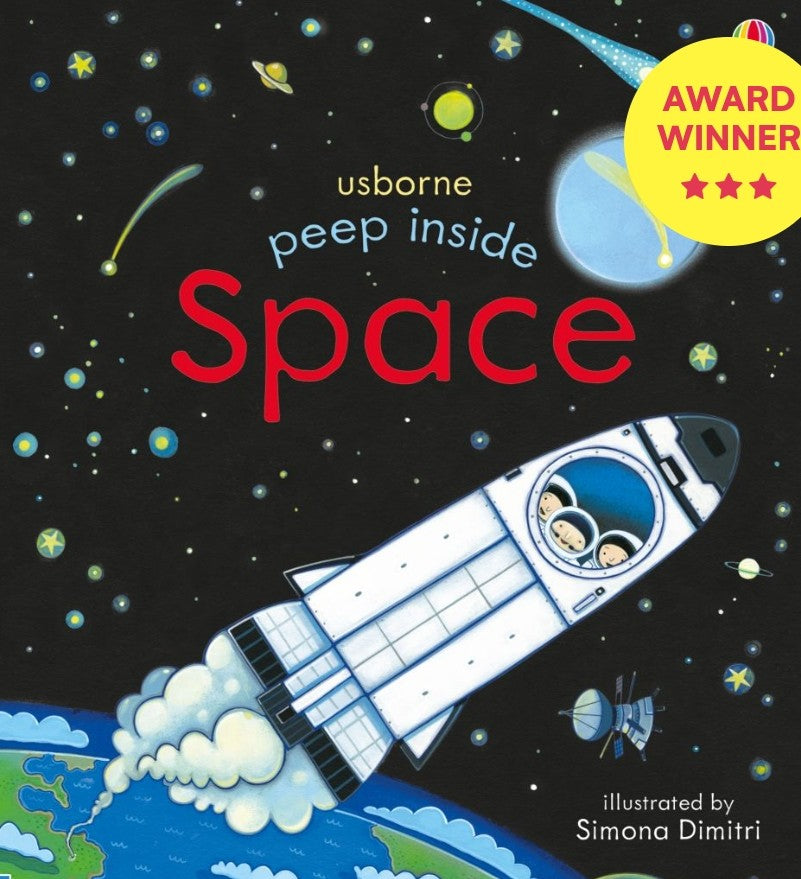 Usborne Book - Peep Inside - Space