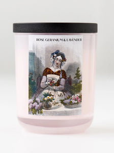 Lazybones - Soy Scented Candle - Rose Geranium