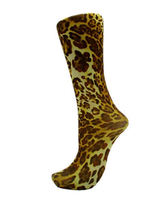 CS Couture Trouser Sock - Animal Print Brown