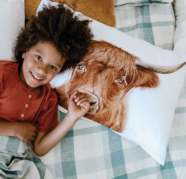 Pillowcase - Wanda the Highland Cow