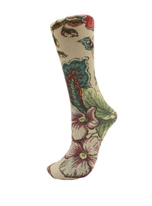 CS Couture  Trouser  Socks - Tan Tapestry