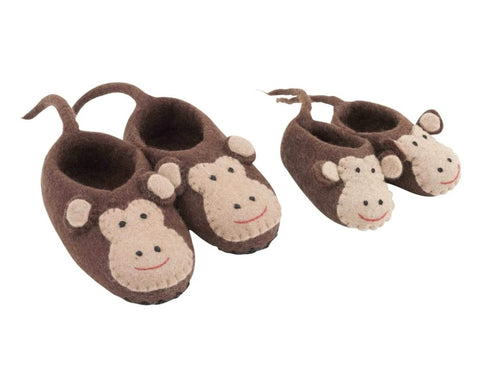 Felt - Monkey Slippers